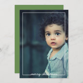 メリークリスマスフォトカードオーバーレイ、色の選択 シーズンカード (正面/裏面)