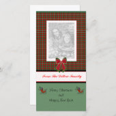 メリークリスマスフォトカードテンプレート シーズンカード (正面/裏面)