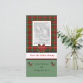 メリークリスマスフォトカードテンプレート シーズンカード (スタンド正面)