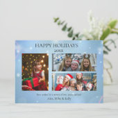 メリークリスマスフォトカード3写真 案内状 (スタンド正面)