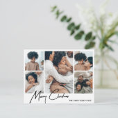 メリークリスマスフォトカード5写真 シーズンポストカード (スタンド正面)