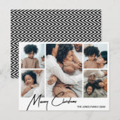 メリークリスマスフォトカード5写真 シーズンポストカード (正面/裏面)