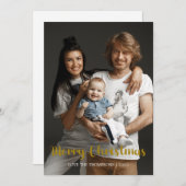 メリークリスマスフォトカード シーズンカード (正面/裏面)