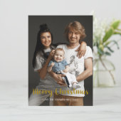 メリークリスマスフォトカード シーズンカード (スタンド正面)