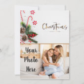 メリークリスマスフォトカード シーズンカード (正面)