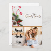 メリークリスマスフォトカード シーズンカード (正面/裏面)