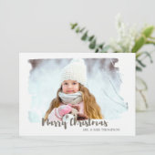 メリークリスマスフォトカード シーズンカード (スタンド正面)