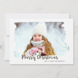 メリークリスマスフォトカード シーズンカード