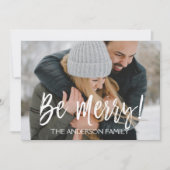 メリークリスマスフォトカード シーズンカード (正面)