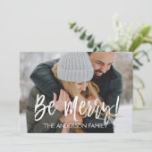 メリークリスマスフォトカード シーズンカード (スタンド正面)