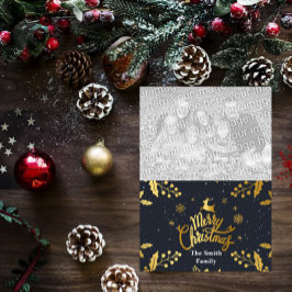 メリークリスマスフォトカード シーズンカード