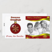 メリークリスマスフォトカード シーズンカード (正面/裏面)