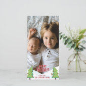 メリークリスマスフォトカード シーズンカード (スタンド正面)