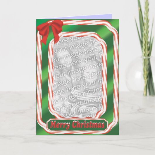 メリークリスマスフォトカード シーズンカード (正面)