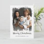 メリークリスマスフォトカード シーズンカード (スタンド正面)
