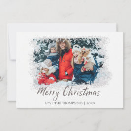 メリークリスマスフォトカード シーズンカード