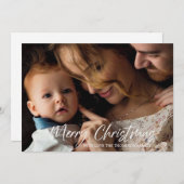 メリークリスマスフォトカード シーズンカード (正面/裏面)