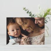 メリークリスマスフォトカード シーズンカード (スタンド正面)