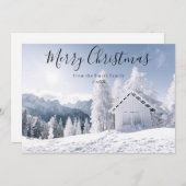 メリークリスマスフォトカード シーズンカード (正面/裏面)