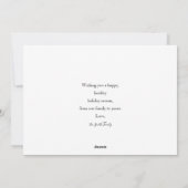 メリークリスマスフォトカード シーズンカード (裏面)