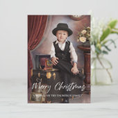 メリークリスマスフォトカード シーズンカード (スタンド正面)