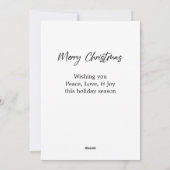 メリークリスマスフォトカード シーズンカード (裏面)