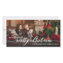 メリークリスマスフォトカード、ハッピーホリデー