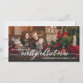 メリークリスマスフォトカード、ハッピーホリデー シーズンカード