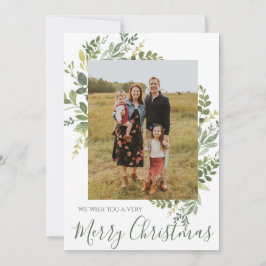 メリークリスマスフォトカード 招待状