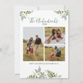 メリークリスマスフォトカード 招待状 (裏面)