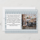 メリークリスマスフォトカード 招待状 (裏面)