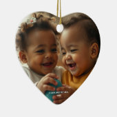 メリークリスマスフォトクリスマスオーナメント セラミックオーナメント (右)