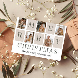 メリークリスマスフォトクリスマスカード シーズンカード