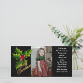 メリークリスマスフォトグリーティングカード シーズンカード (スタンド正面)