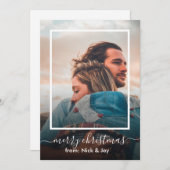 メリークリスマスフォトグリーティング シーズンカード (正面/裏面)