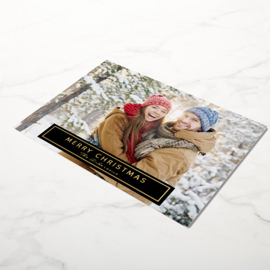 メリークリスマスフォトグリーティン実在グフォイルカード 箔シーズンカード