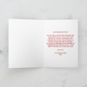 メリークリスマスフォトコラージュと年賀状 シーズンカード (内部)