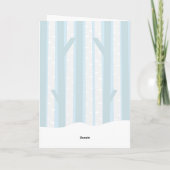 メリークリスマスフォトコラージュのグリーティングカード カード (裏面)