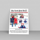 メリークリスマスフォトコラージュ新聞 シーズンカード