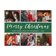 メリークリスマスフォトコラージュ書道