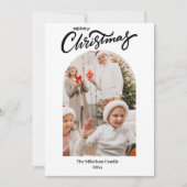 メリークリスマスフォトコラージュ2024カレンダー 案内状 (正面)