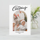 メリークリスマスフォトコラージュ2024カレンダー 案内状 (スタンド正面)