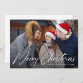 メリークリスマスフォトコラージュ シーズンカード (正面/裏面)