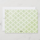 メリークリスマスフォトコラージンググリーン シーズンカード (裏面)