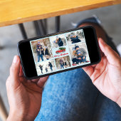 メリークリスマスフォトコラートレッドトラック シーズンカード