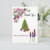 メリークリスマスフォトサンキューカード サンキューカード (スタンド正面)