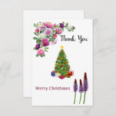 メリークリスマスフォトサンキューカード サンキューカード (正面/裏面)