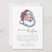 メリークリスマスフォトサンタクロース シーズンカード (正面)