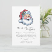 メリークリスマスフォトサンタクロース シーズンカード (スタンド正面)