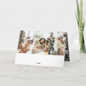 メリークリスマスフォトシンプルコラージュ カード (裏面)